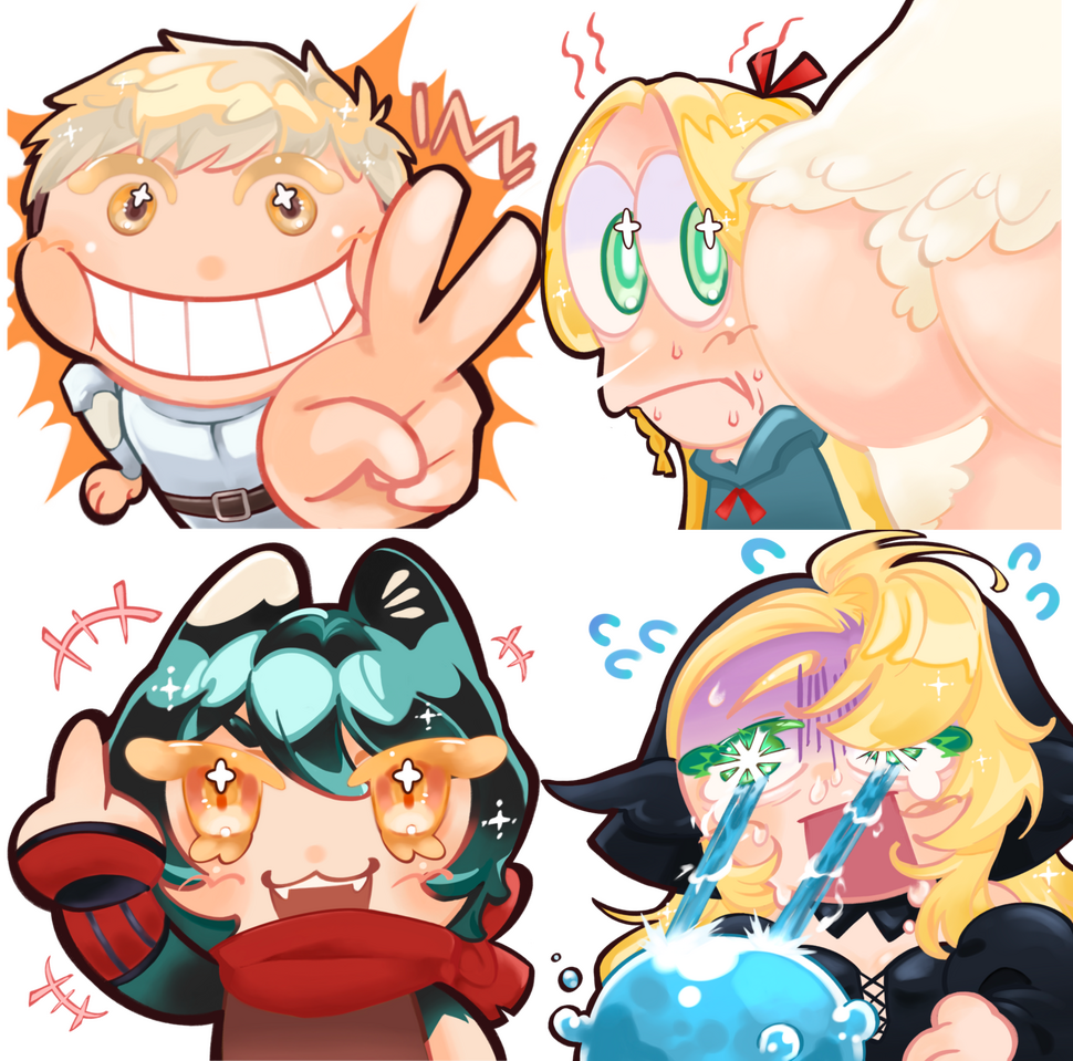 Dungeon Dishes - Emotes